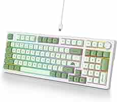 キーボード riri NiZ Mini84 静電容量無接点キーボード コンパクトサイズ 白い